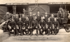 The Wellington Lines Fire Brigade with their appliances, c.1908.